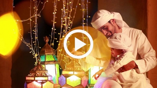 Celebrating muslim occasion