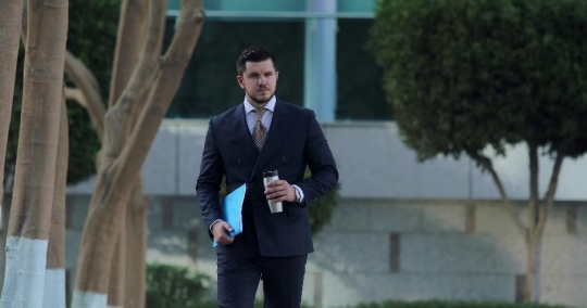 Western Businessman walking |-