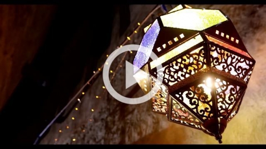 Close up of a Ramadan Lantern|