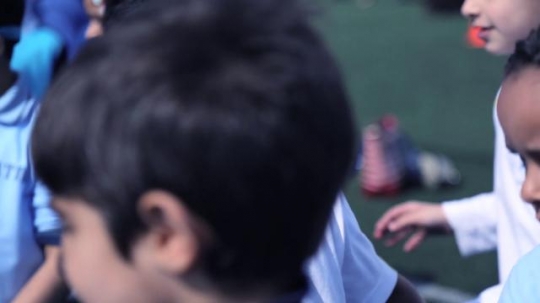 Kids playing all together|-