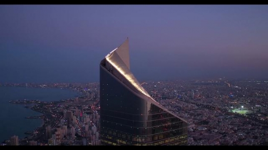 Al Humra Tower in Kuwait|-