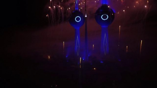 Kuwait Tower Fireworks|-