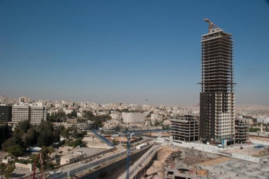 building under construction in al abdali,amman,Jordan