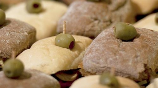 Brown and White Bread Sandwich