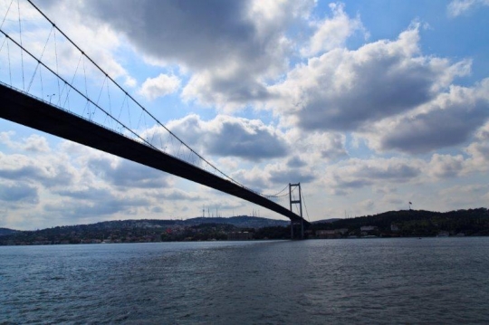 road bridge between cities