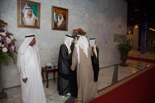 arab men at a ceremony