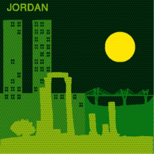 vector background of temple of