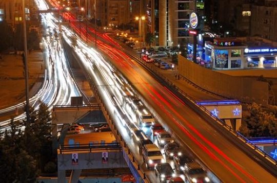 Amman Kilo Bridge at Night 
