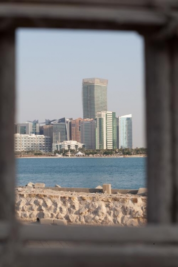 city view from window