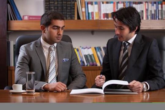 business team at a meeting