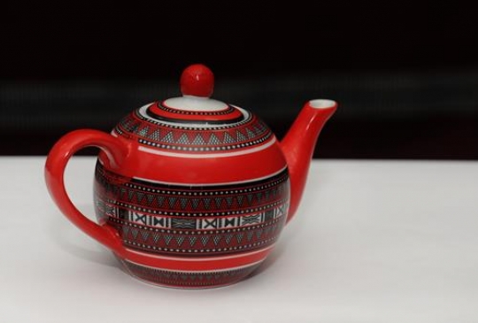 red tea kettle