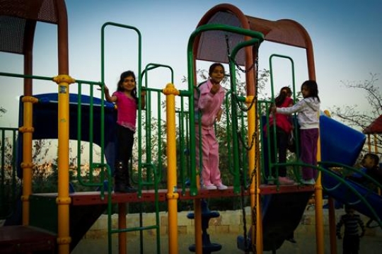 children playground in king hussein gardens