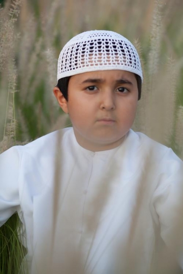 portrait of a young arab boy