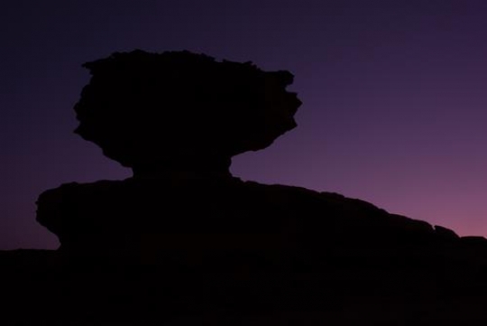 sunset in wadi rum,jordan