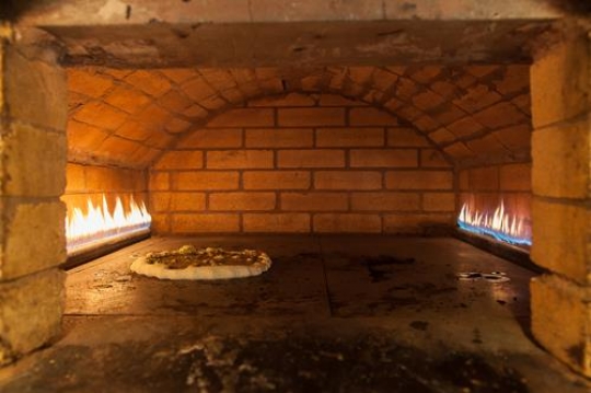 zaatar manakeesh in the oven
