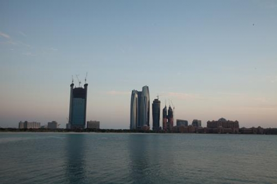 general view of city of abu dh