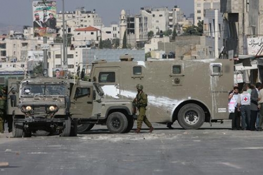 Israeli troops in Palestinian 