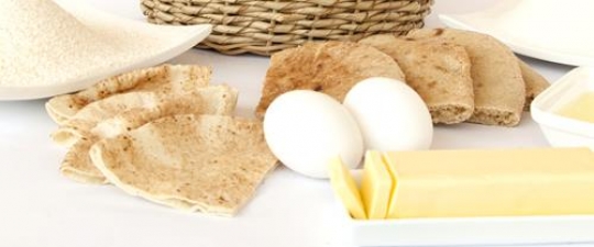 Breakfast and Arabic bread