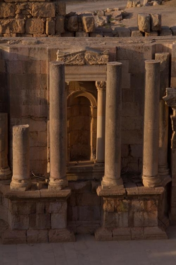 stage of the theater in the an