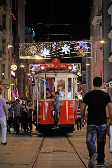 Tram of Taksim Street - Istanbul