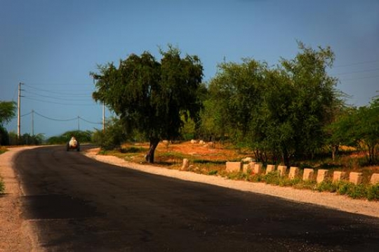 road from amman to jordan vall