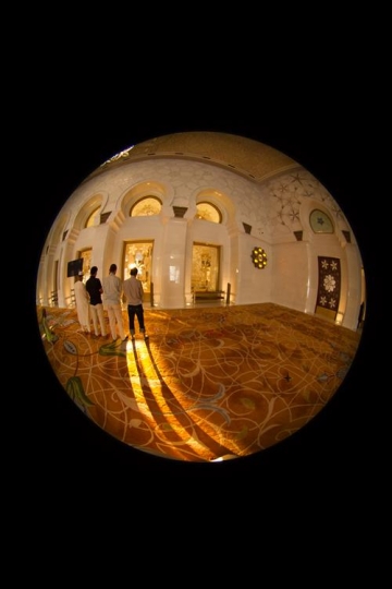 preyers in mosque photographed