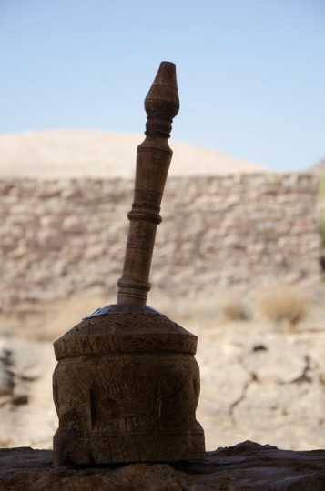 old arabic wooden coffee crush