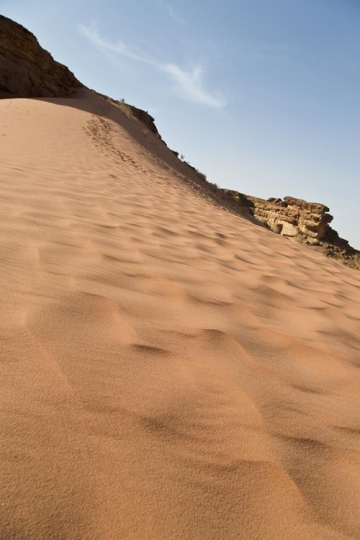 Red sandy dunes, Wadi rum, Jor