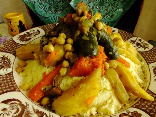 moroccan couscous with vegetables