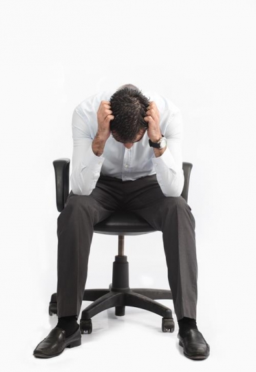 Businessman feels failure