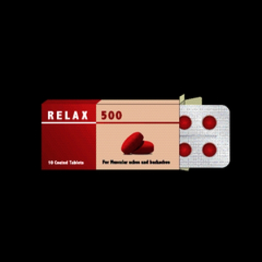 packaging and red pill with black background