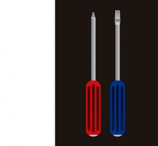 screw driver and phillips scre