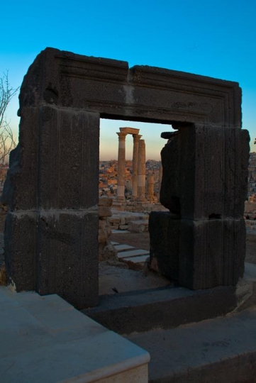 Temple of Hercules in Amman Citadel, Jordan