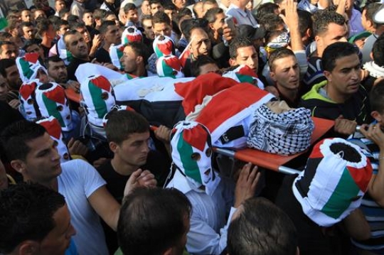 Palestinian martyrs funeral