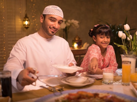 Daughter asking to be served|-