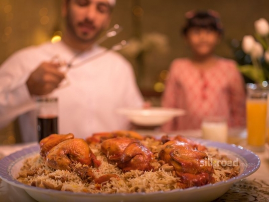 Traditional arabic meal|-