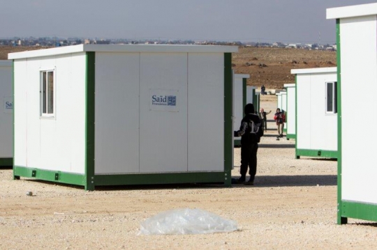 mansion in refugees camp