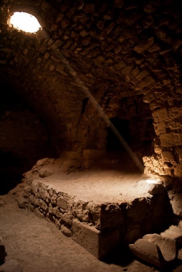 inside ajloun castle