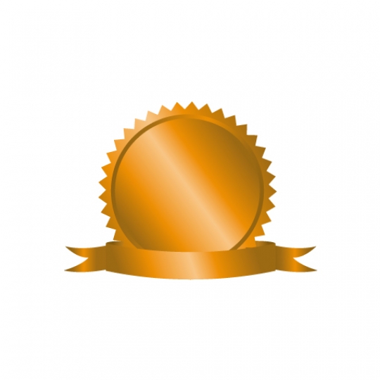 white background with a gold s