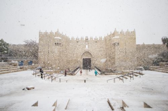 Jerusalem in the Snow