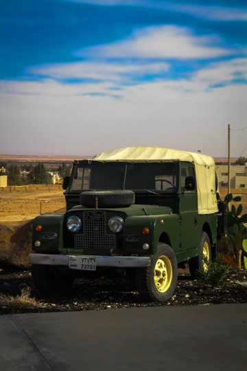 Old Jeep Car in Al Azraq