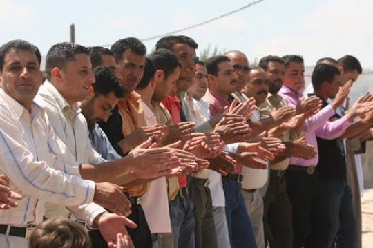 Palestinians Celebrating