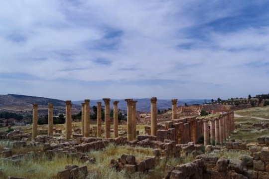 ruins of the gerco-roman city of jerash,Jordan