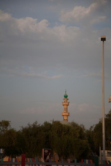 minaret of a mosque in the city
