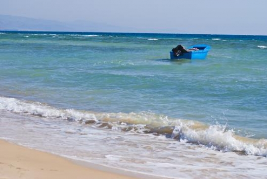 fishing boat in Taba Egypt