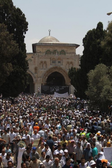 Friday prayers at Al-Aqsa