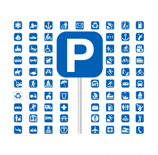 custom parking sign