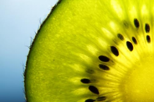 Closeup of kiwi fruit