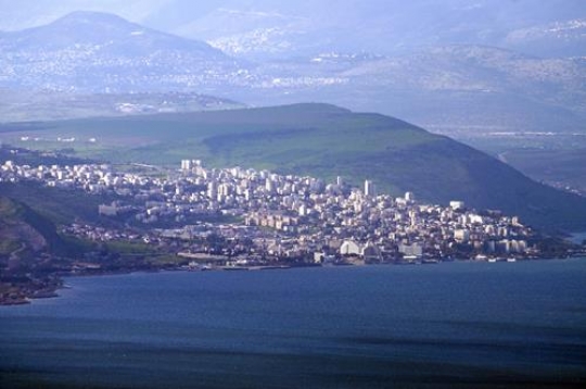 Tabarya Lake from Um Qais Jordan