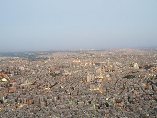landscape view of damascus